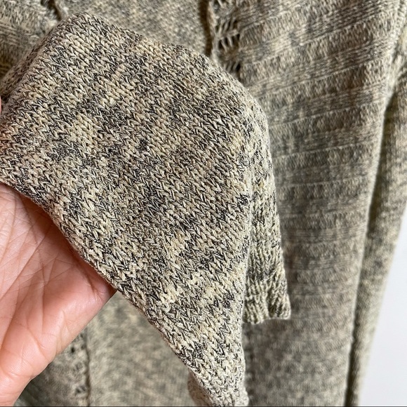 Jones NY collection tan open long sleeve cardigan - Picture 5 of 7